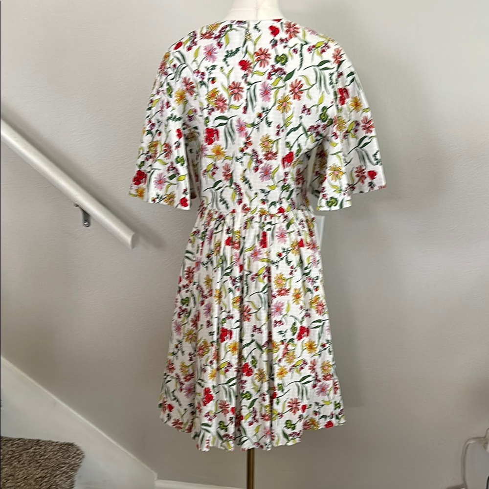 Kate spade Rooftop Garden Floral dress w/ pockets  Sz 10 excellent condition - Picture 5 of 7